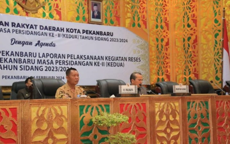 Rapat Paripurna Laporan Kegiatan Reses Masa Persidangan Ke 2 Tahun 2023-2024