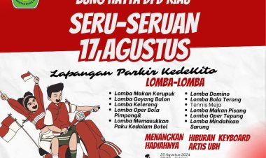 Alumni UBH Riau Adakan Acara Seru-Seruan HUT RI 79 Di Kede Kito
