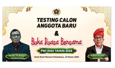 Antusias, Acara Testing Anggota Muda PWI Riau Dimulai Besok