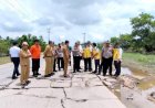 Jalan Rusak Diterjang Banjir, Diharapkan Pemudik Berhati-hati