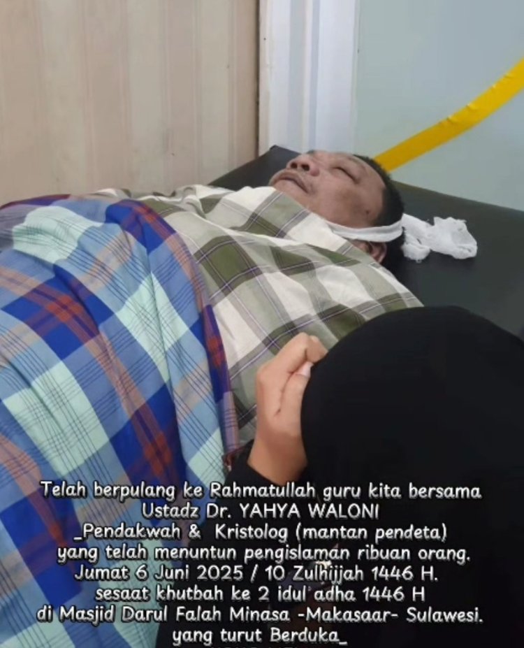 INNALILAHI Wainnailaihi Rojiun, Yahya Waloni bekas Pendeta Meninggal ketika Khutbah Jumat