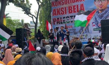 Update, Ribuan Masyarakat Pekanbaru Ikuti Tabligh Akbar Bela Palestina