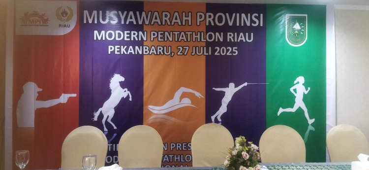 Fajri Rahman Pimpin Olahraga MODERN PENTATHLON Riau