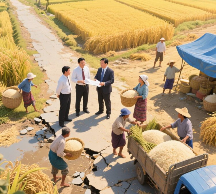 Emas Di Sawah, Tersendat Di Jalan