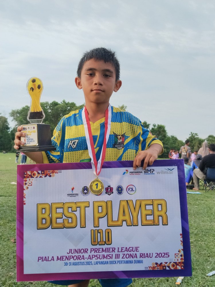 Umar Terbaik, SSB Harapan Putra Pekanbaru Usia 10 Tahun Mewakili Riau Di Kejuaraan Nasional Magelang Bulan Depan