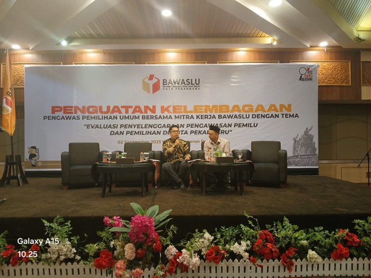 Memperkuat Kelembagaan Bawaslu Riau Bersama Mitra