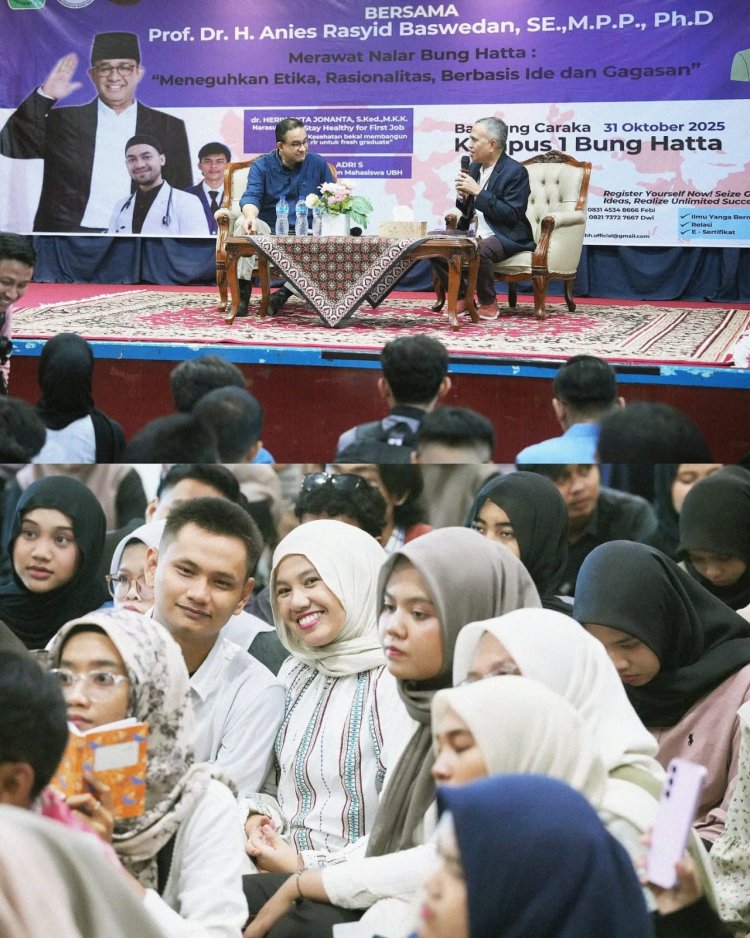 Kuliah Umum Anies Baswedan Di Kampus Universitas Bung Hatta