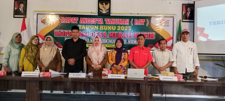 RAT 2025 Koperasi Desa Merah Putih Pandau Jaya Kampar Berjalan Sukses