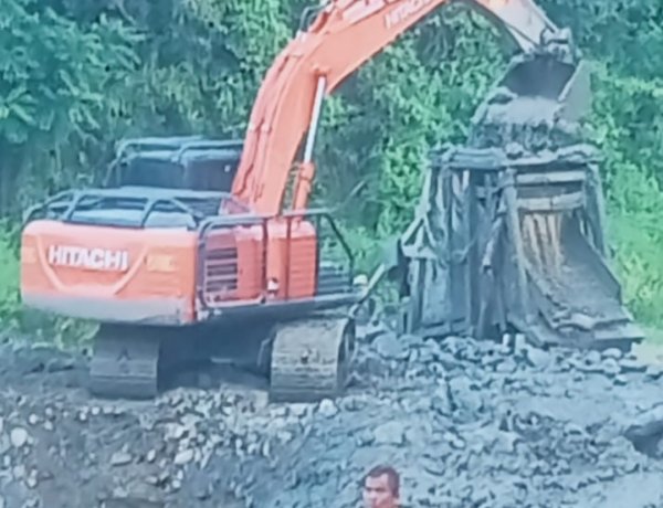 Edan, Walinagari Batu Manjulur Mengakui Dapat Izin Pertambangan Emas Dari  Kapolres Sijunjung