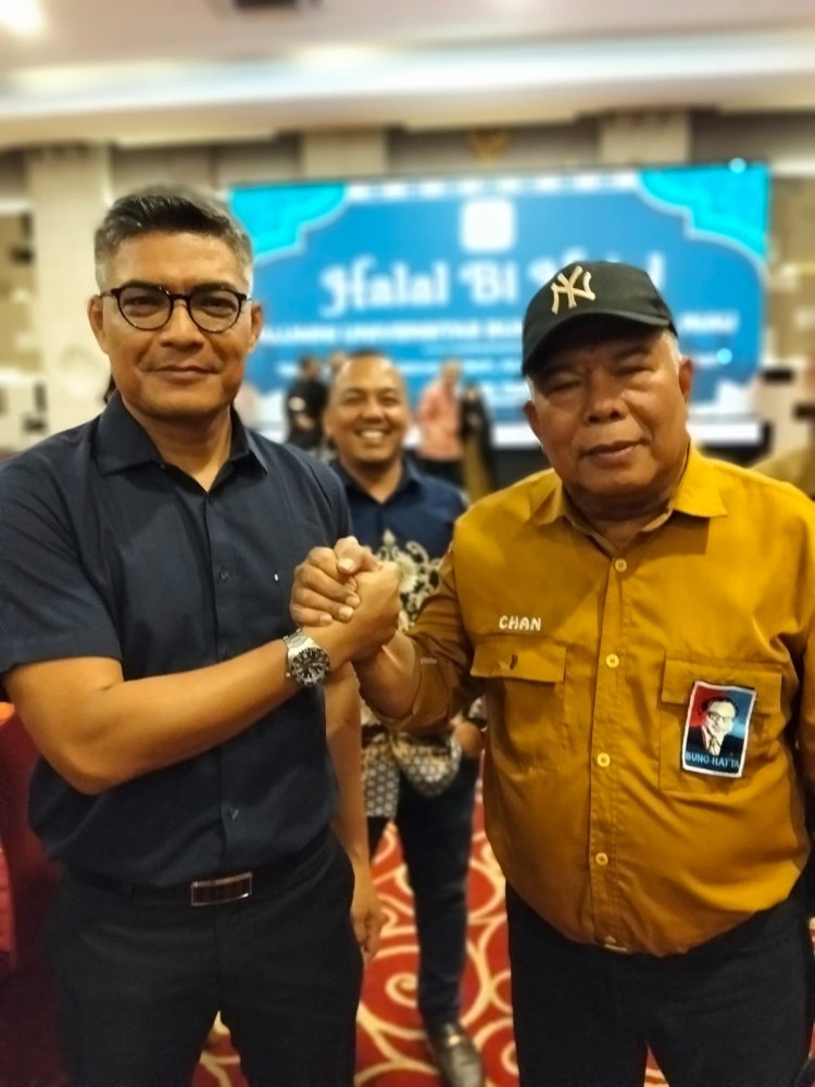 Menyala, Ketum Alumni Mardiansyah Dan Wakil Walikota Pekanbaru Hadir Halal Bi Halal Alumni Universitas Bung Hatta DPD Riau