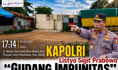 KPK TIPIKOR: KAPOLDA RIAU “Gudang Impunitas”  BBM Ilegal di Winawidya Tak Tersentuh, Hari Ini Kita Tuntut BOS Besarnya Dijebloskan! Bukan Sekadar Digoreng di Media!