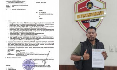 Makan Minum Sekwan Bengkalis Lagi Digarap Polda Riau