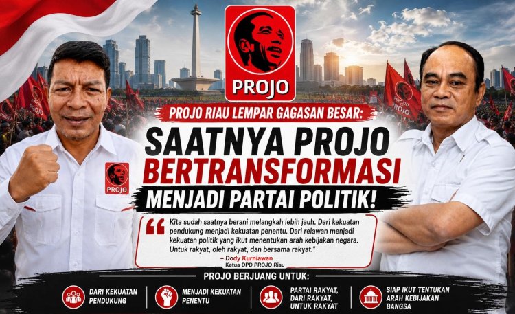 Waww, Projo Riau Usulkan Projo Jadi Partai Politik